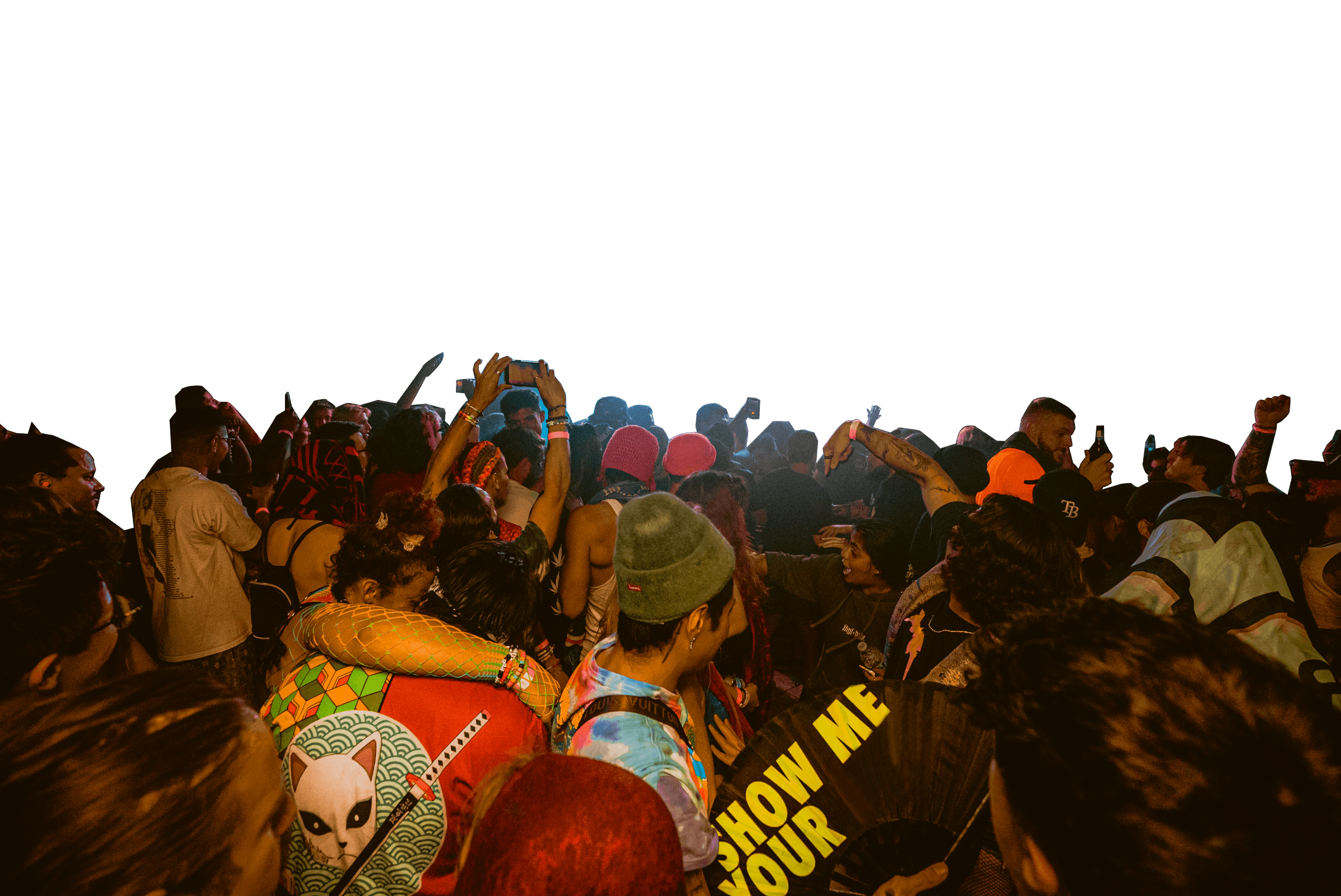 rave crowd